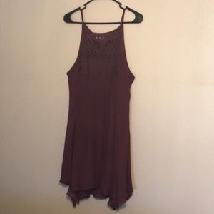 Eggplant Short Dress